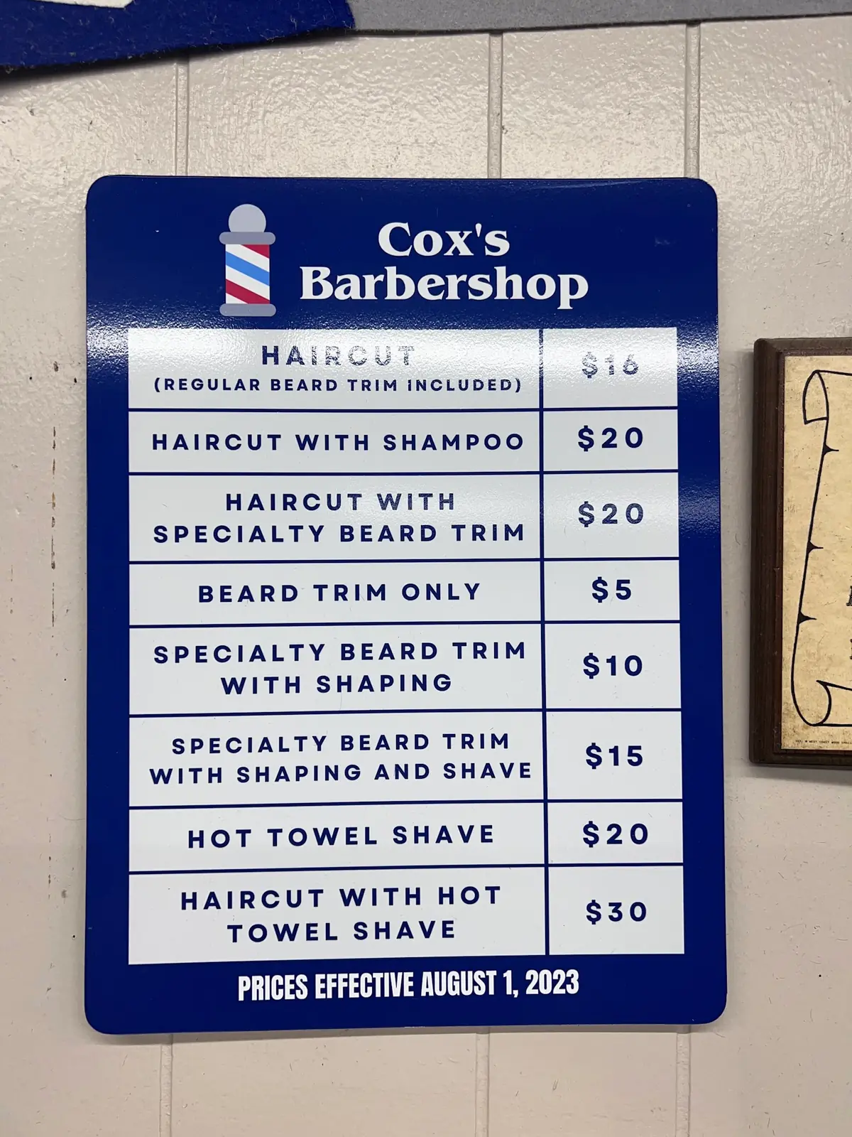Cox’s Barber Shop photo (photo 2 of 3)