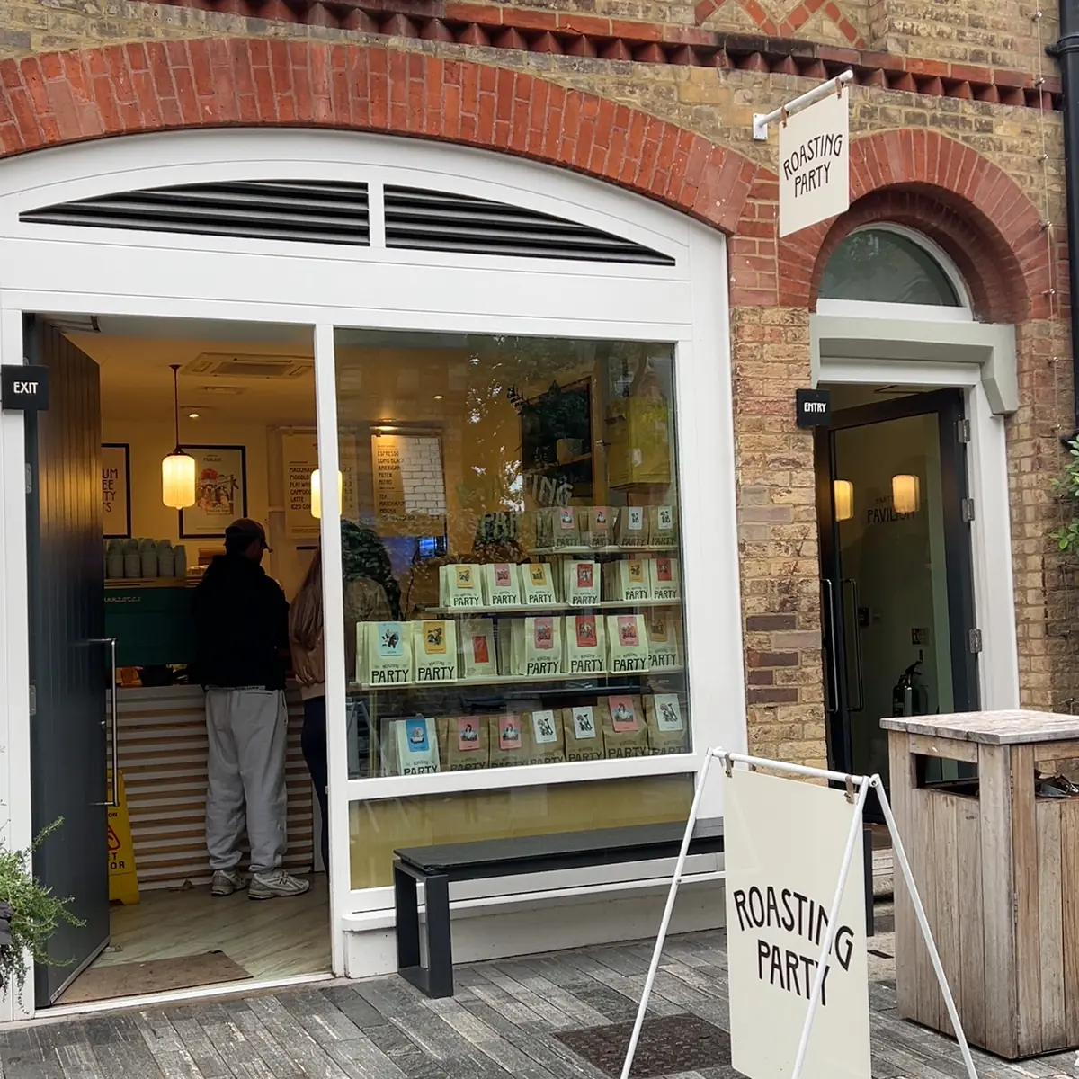 Party At Pavilion by The Roasting Party — Coffee shops in London