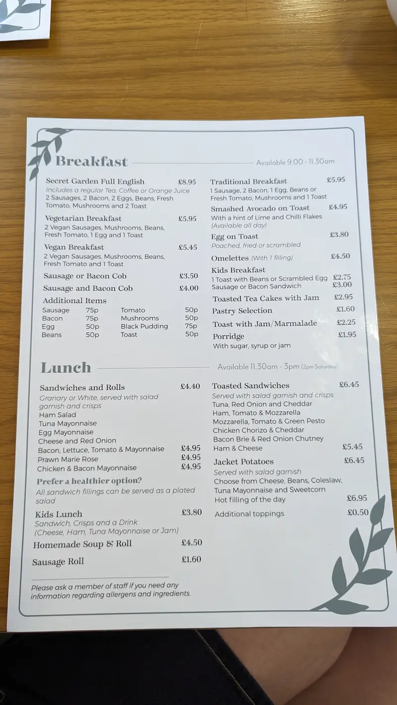 The Secret Garden Cafe photo (photo 1 of 3)