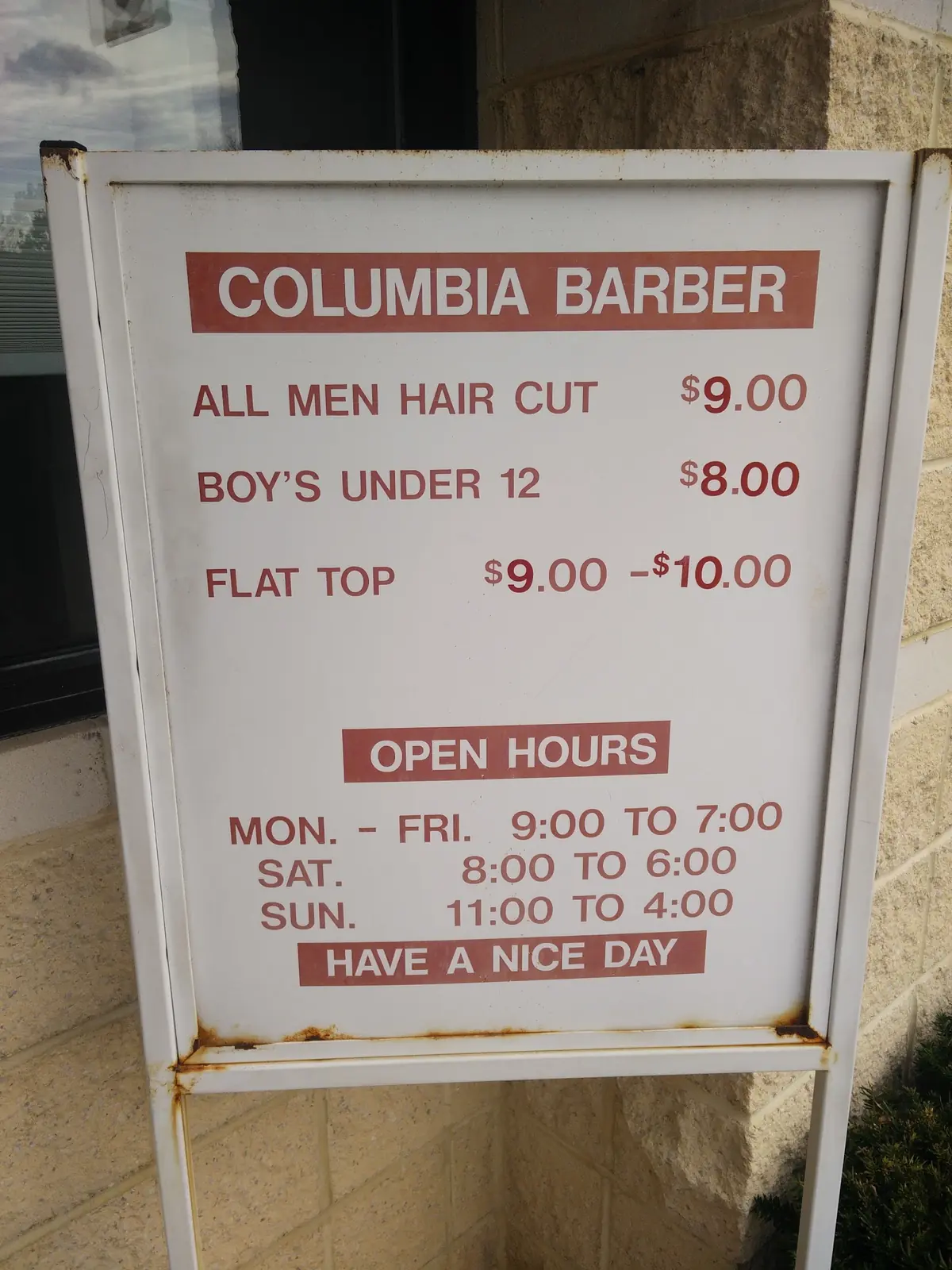 Columbia Barber Shop photo (photo 2 of 3)