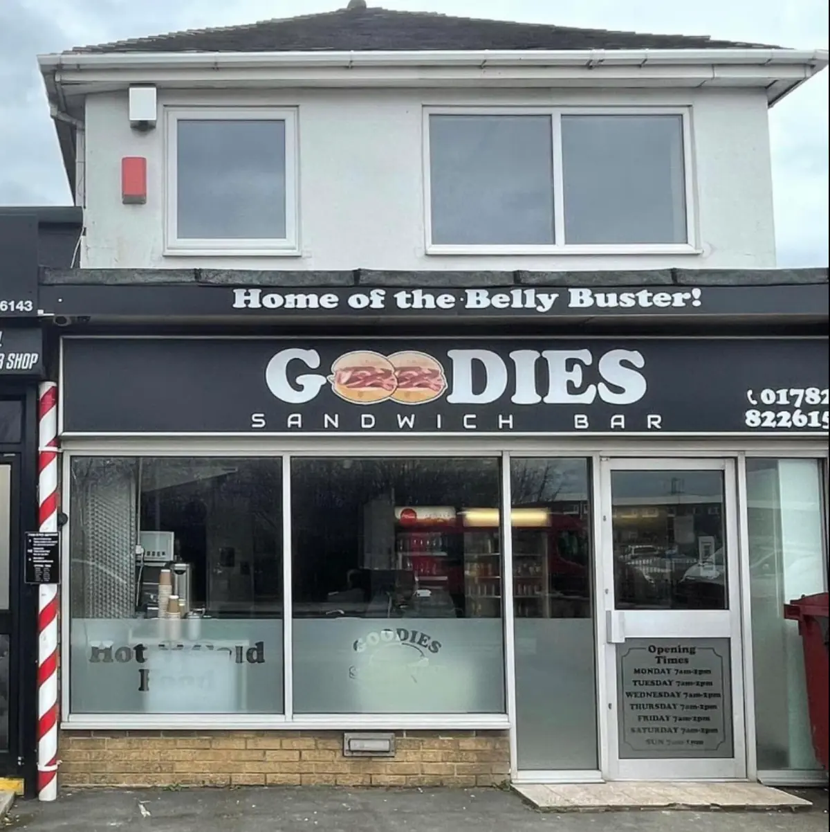 Inside Goodies Sandwich Bar, Stoke On Trent