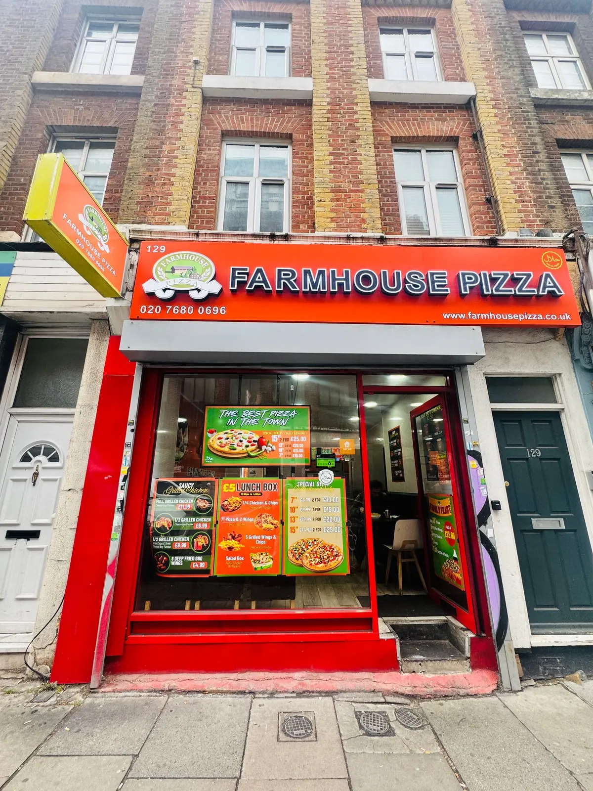 Farmhouse Pizza — Pizza restaurants in London