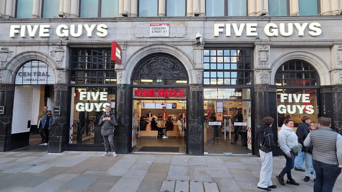 Five Guys Burgers and Fries Piccadilly Circus — Burger Restaurants in London