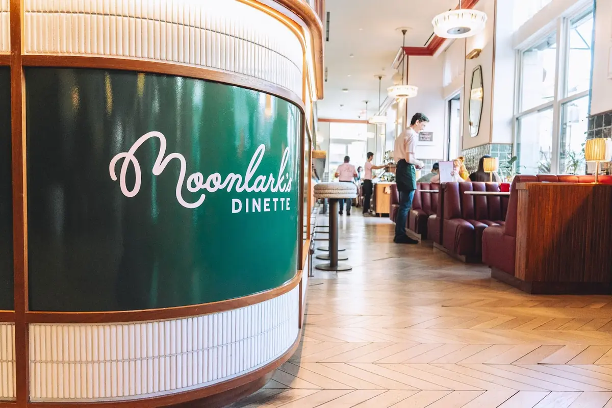 Inside Moonlark’s Dinette, Los Angeles