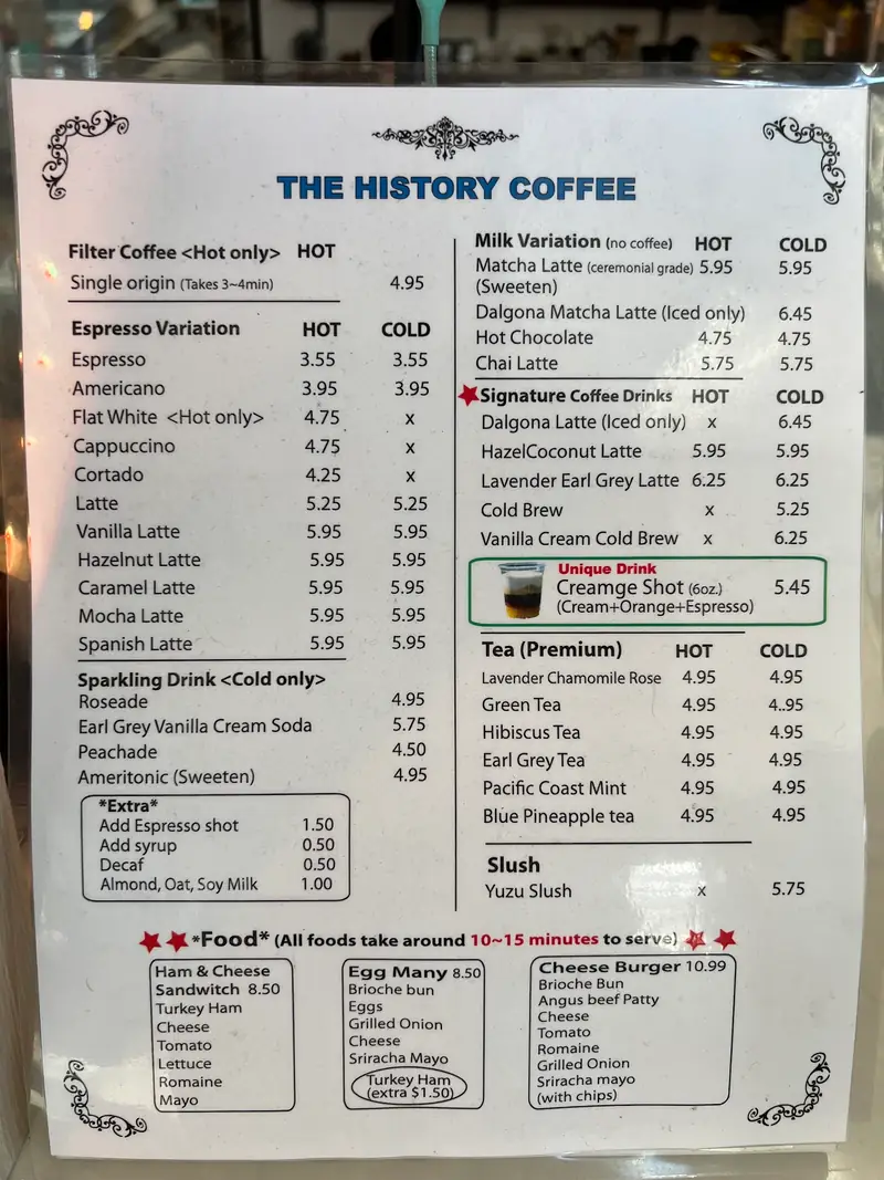 THE HISTORY COFFEE photo (photo 1 of 3)