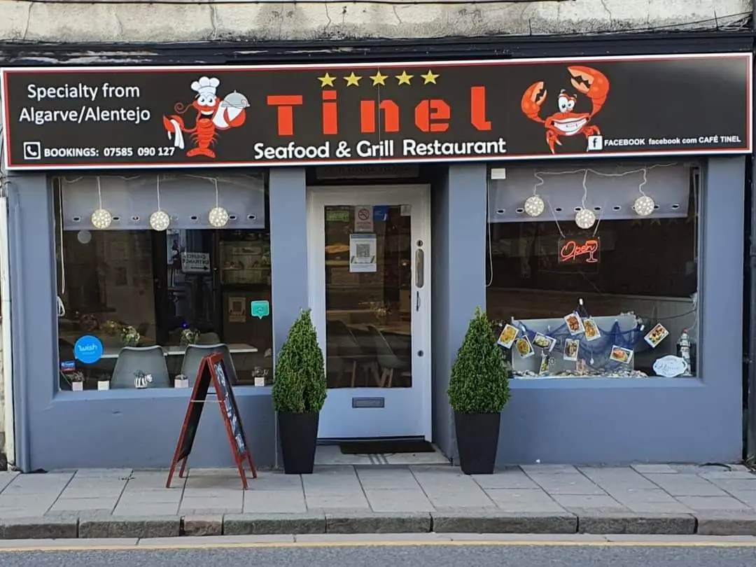 Inside Tinel Seafood & Grill Restaurant, Grantham
