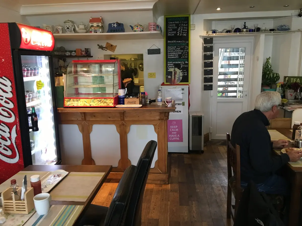Inside Goldie's Cafe and Restaurant, Weston Super Mare