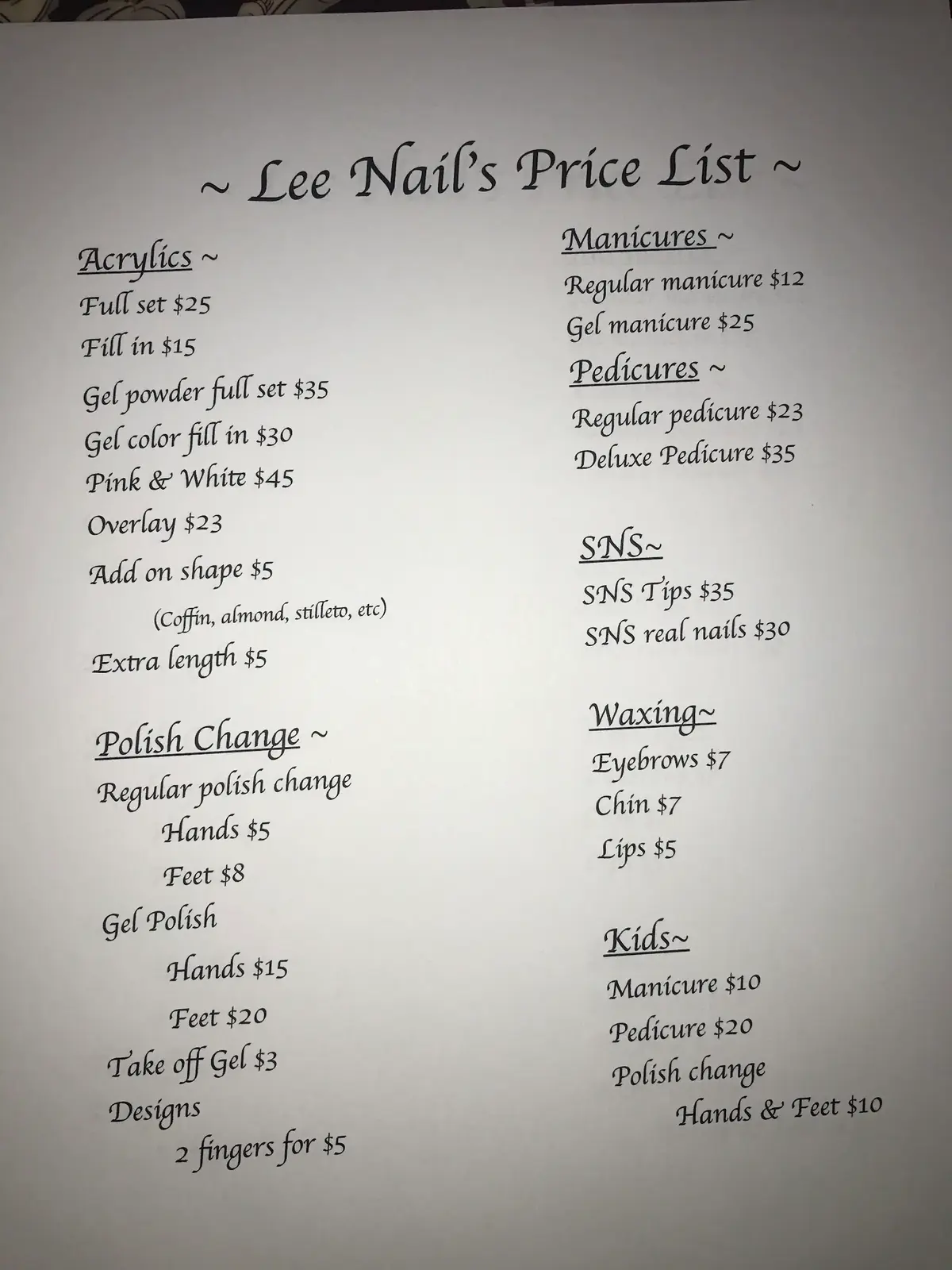 Lee Nails photo (photo 3 of 3)