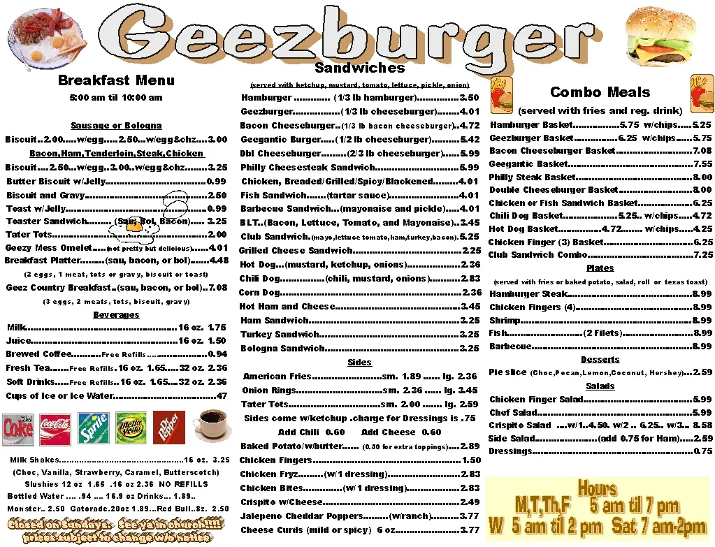 Geezburger photo (photo 1 of 3)