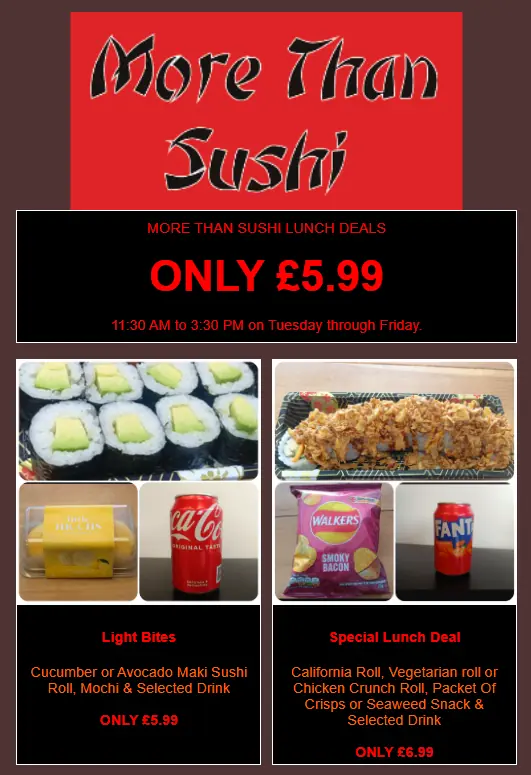 More Than Sushi - Poole photo (photo 1 of 3)