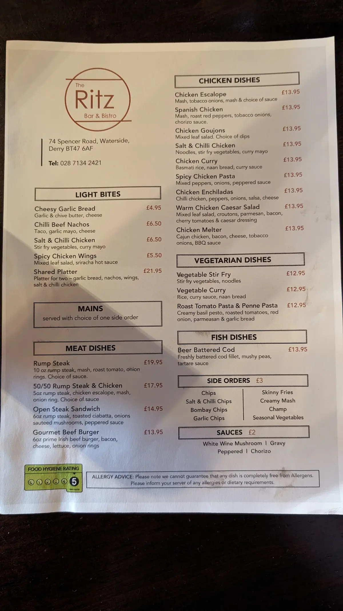 The Ritz Bar & Bistro photo (photo 1 of 3)