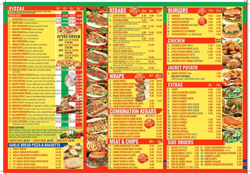 O'Yes Pizza Tredegar photo (photo 1 of 3)
