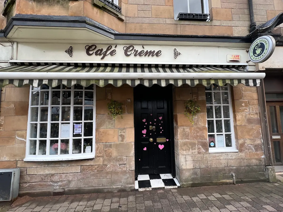 Inside Cafe Creme, Glasgow