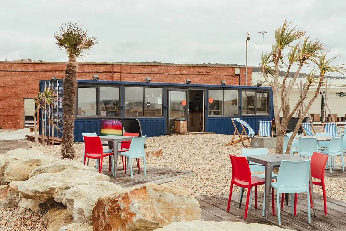 Inside The Pilot Beach Bar, Folkestone