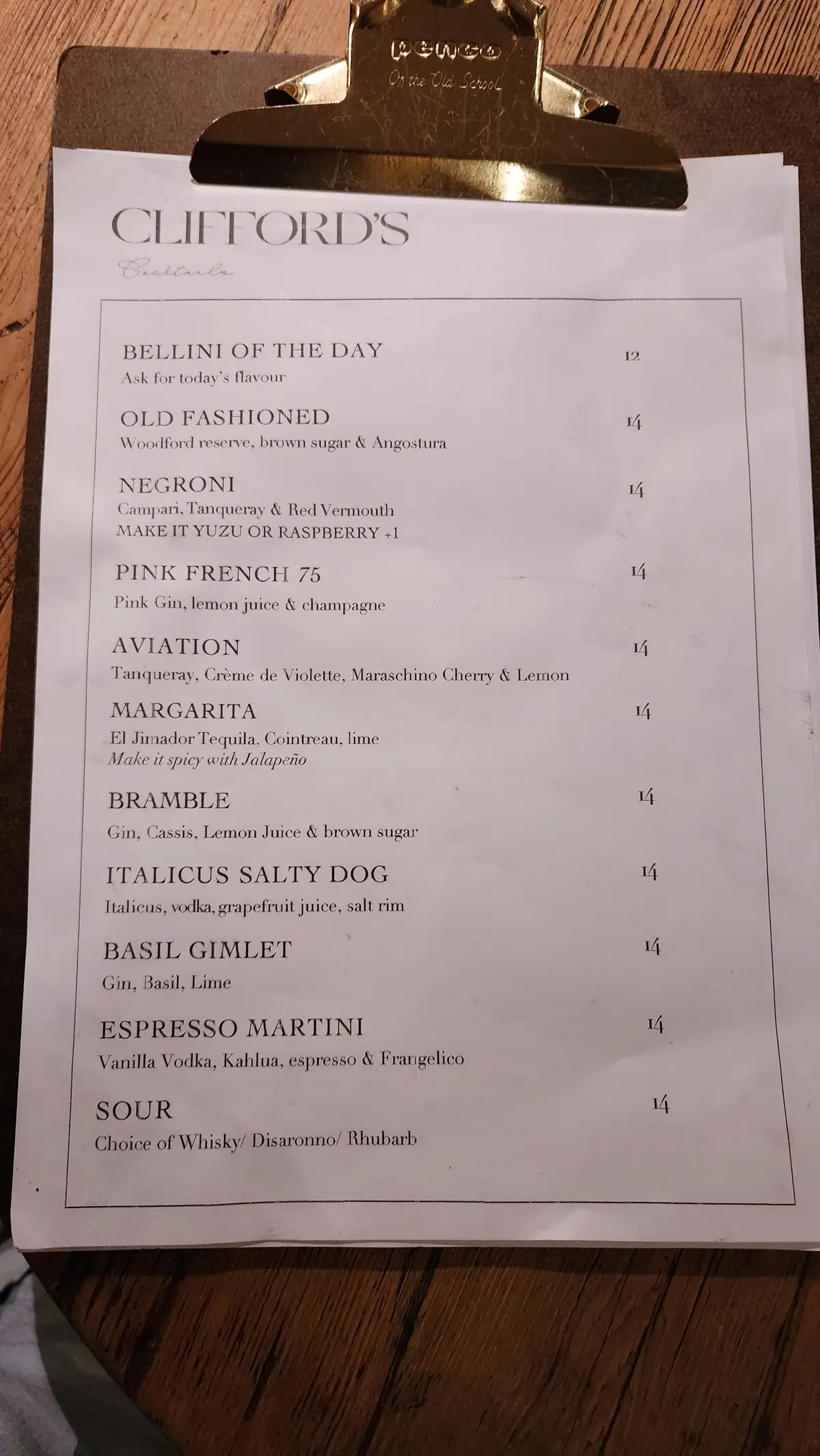 Clifford’s restaurant photo (photo 1 of 3)