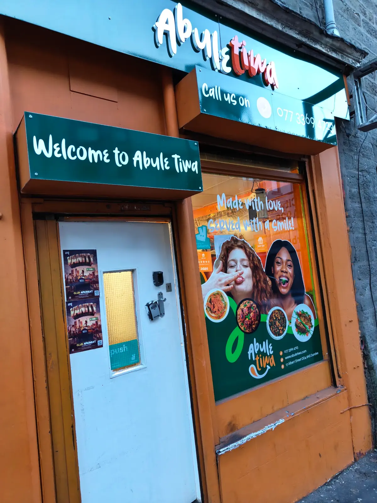 Inside AbuleTiwa, Dundee