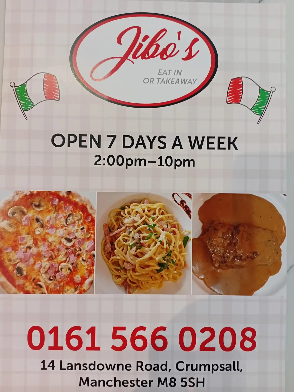 Jibos Italian Eat In & Take-away