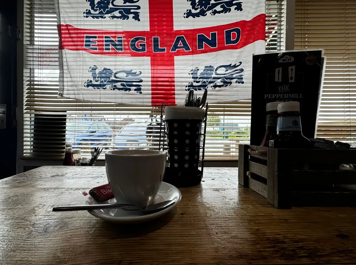 Inside The Peppermill Cafe, Middlesbrough