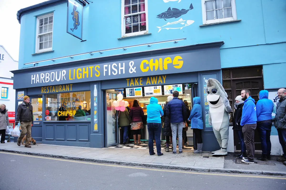 Harbour Lights Fish & Chips — Restaurants in Falmouth