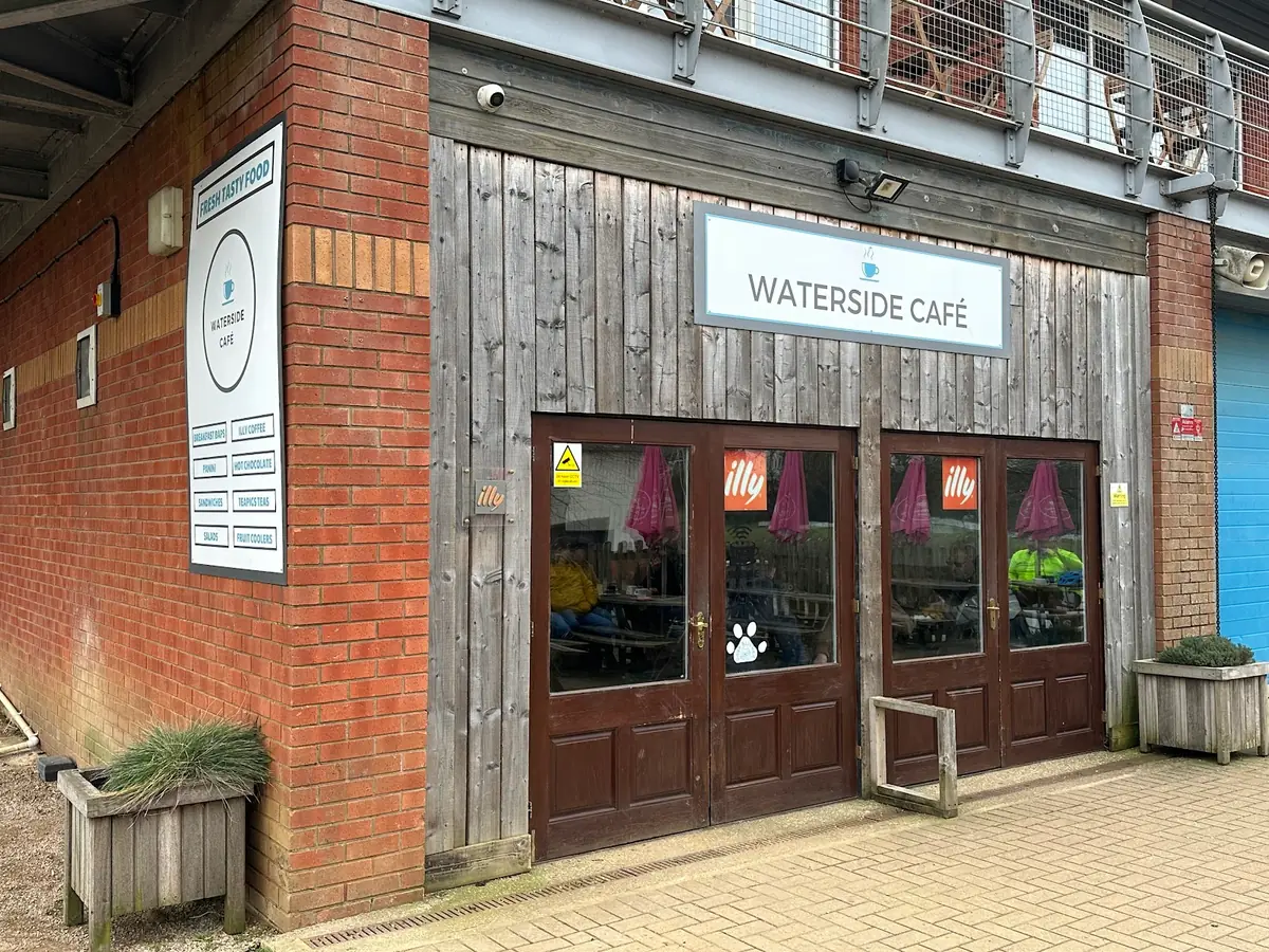Inside Waterside Cafe, Northampton