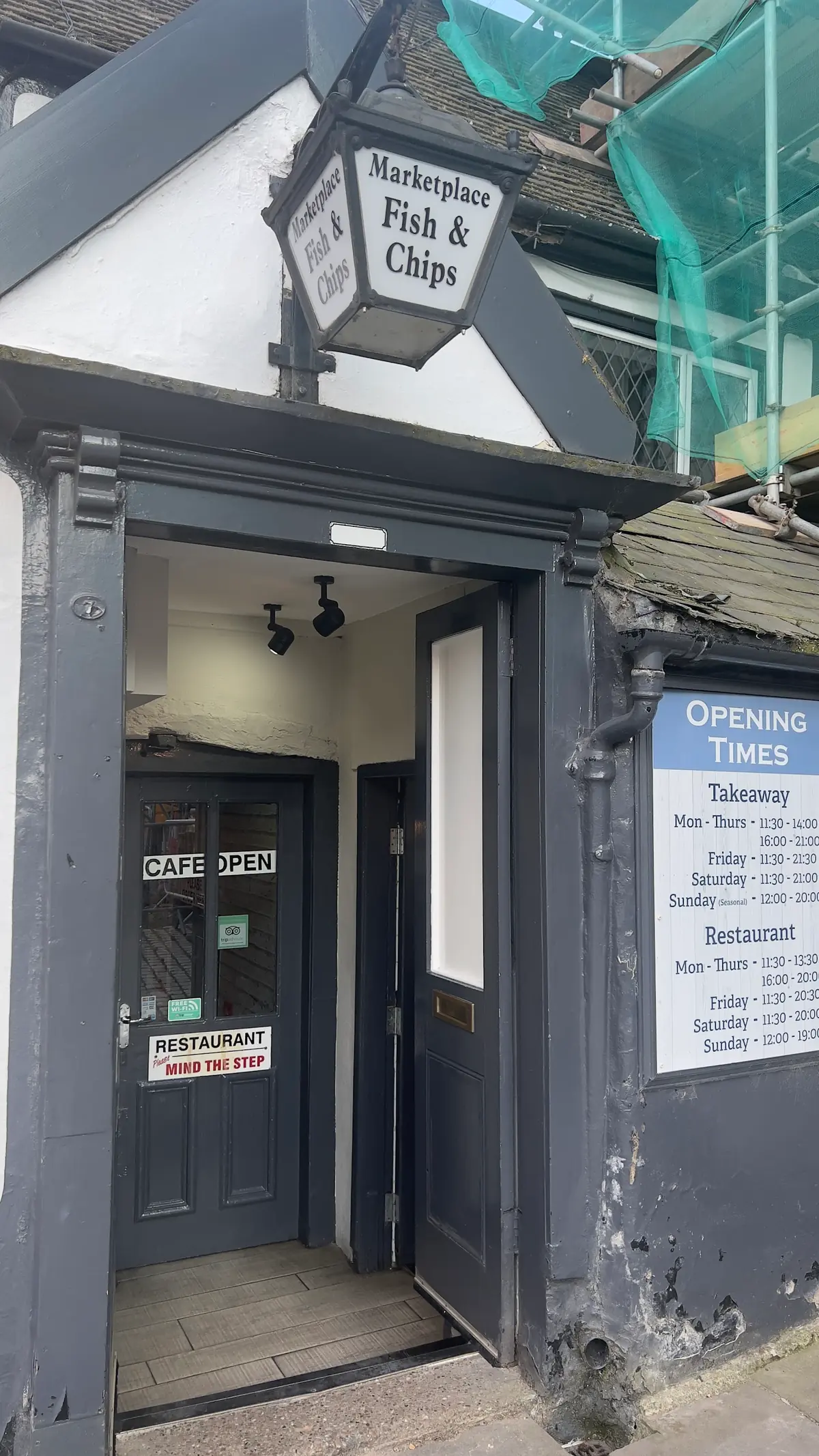 Market Place Fish & Chip Restaurant ASHBOURNE — Restaurants in Ashbourne