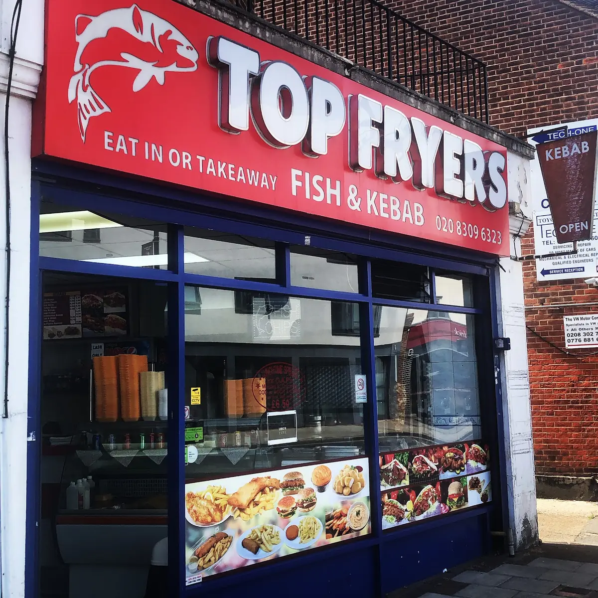 Top Fryers Fish Bar — Restaurants in Sidcup