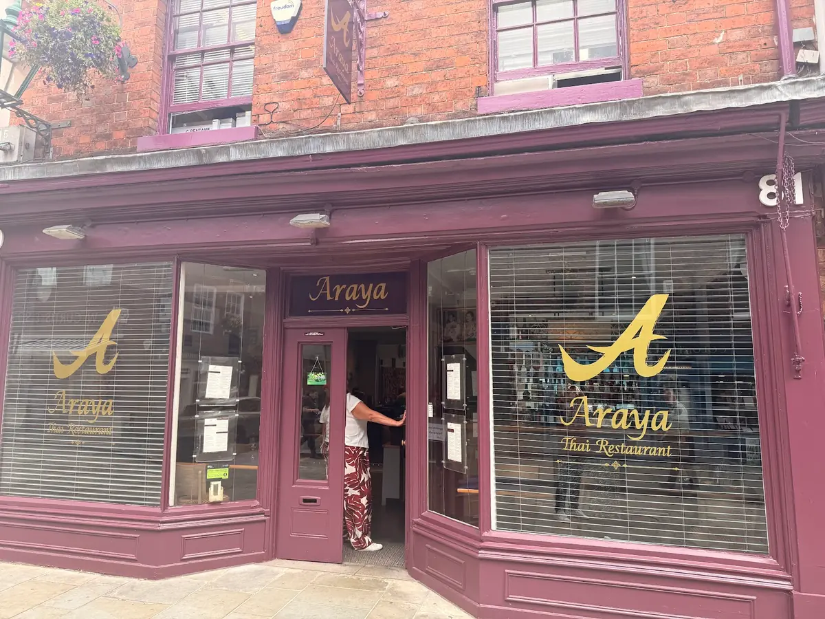 Inside Araya Thai Restaurant Lincoln, Lincoln