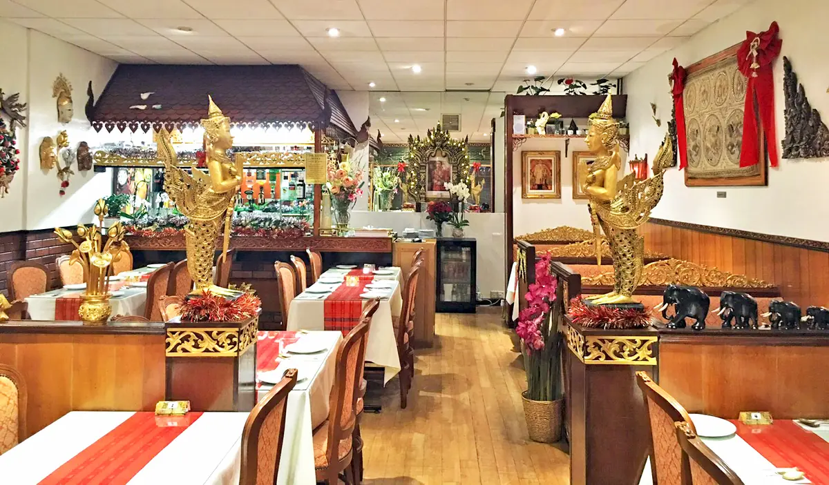 Inside Siam Garden Thai Restaurant, Paignton