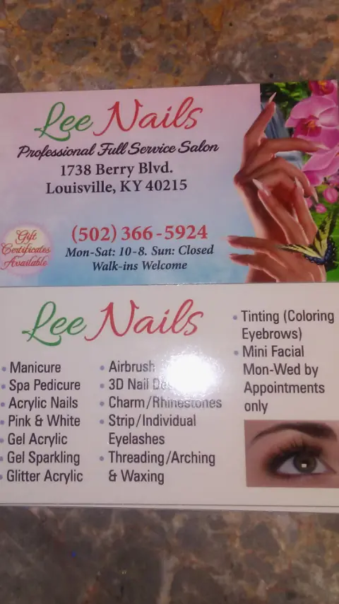 Lee nails photo (photo 3 of 3)