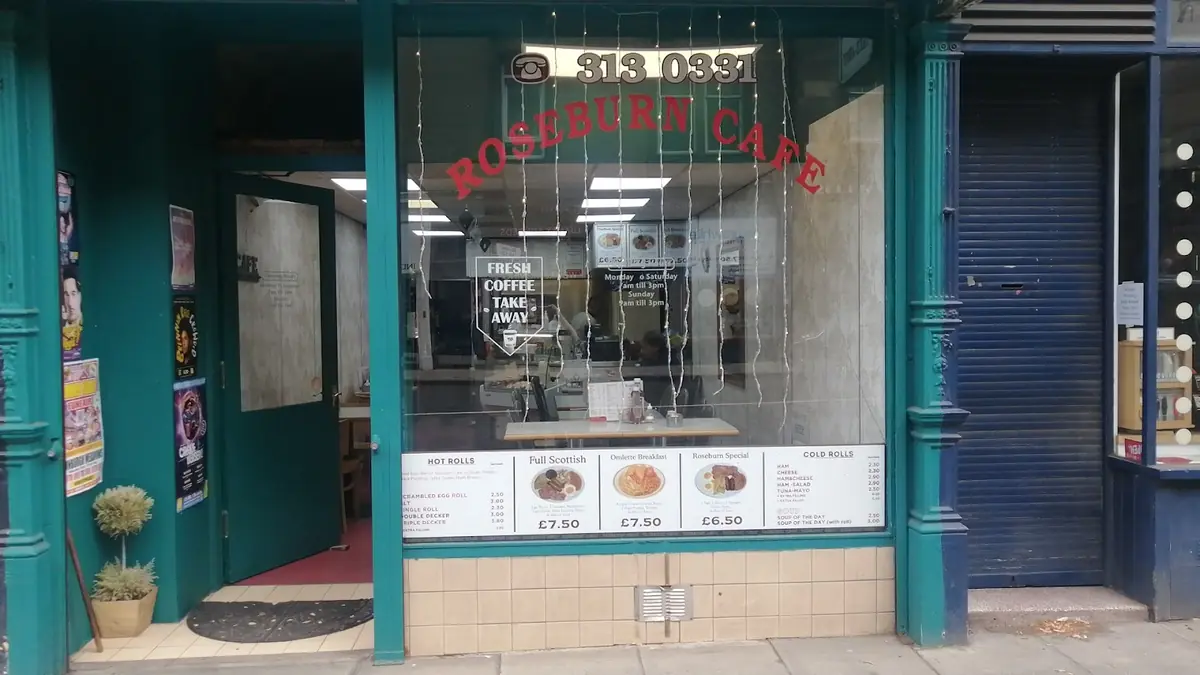 Inside Roseburn Cafe, Edinburgh