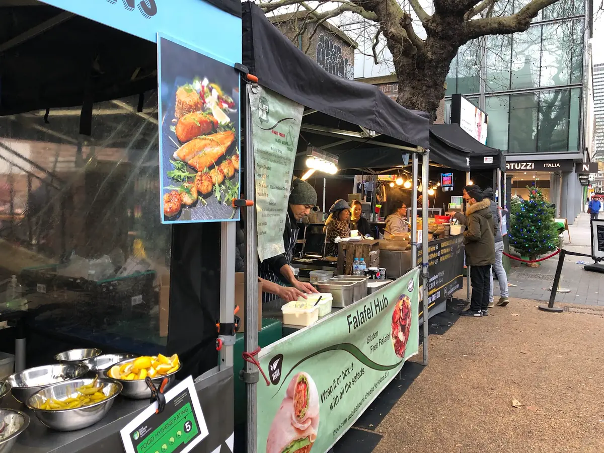 TCR street food market — Fast food in London