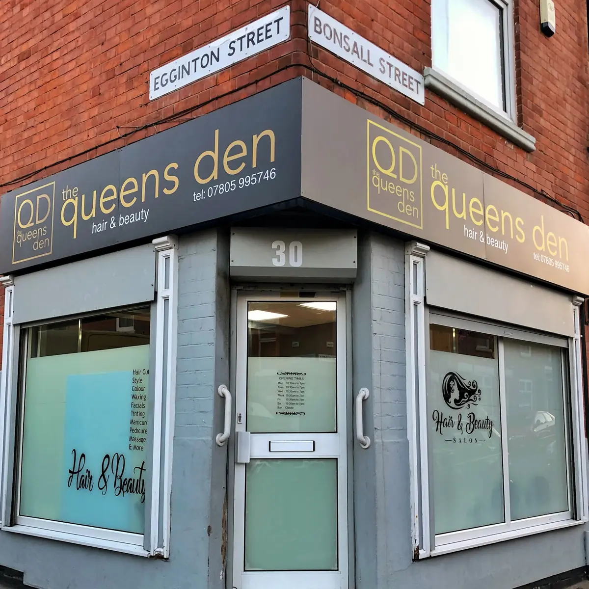 The Queens Den — Beauty salons in Leicester