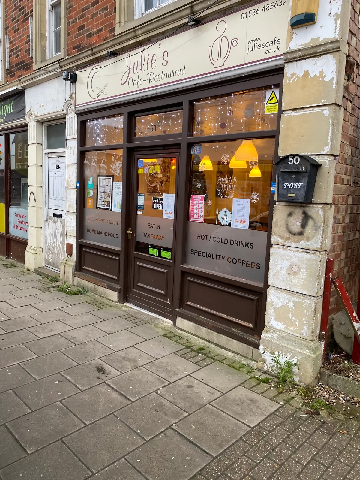 Inside Julie's Cafe, Kettering