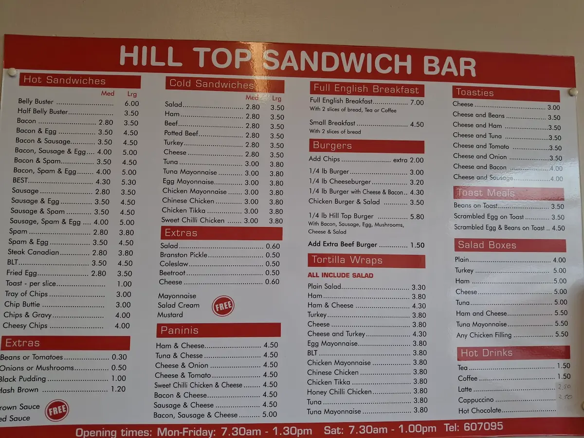 Hilltop Sandwich Bar photo (photo 1 of 3)