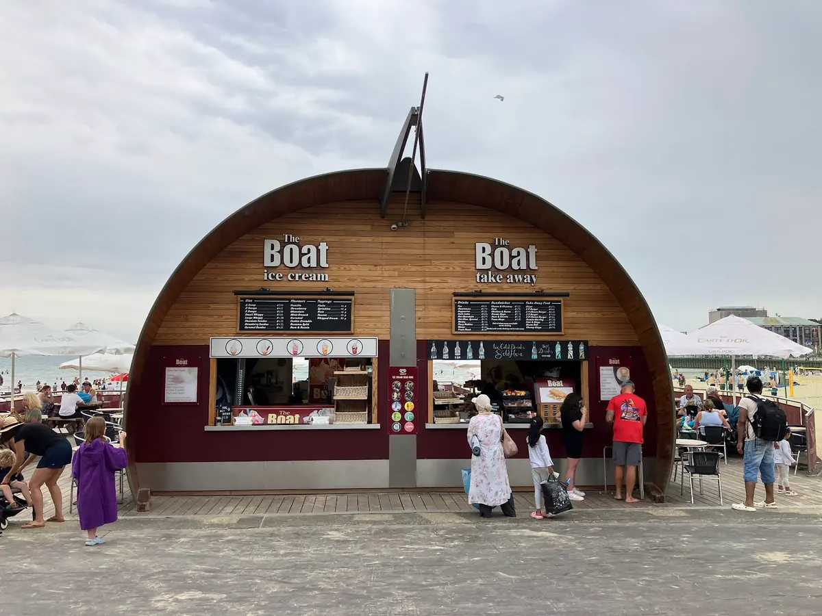 Inside The Boat Cafe, Weymouth