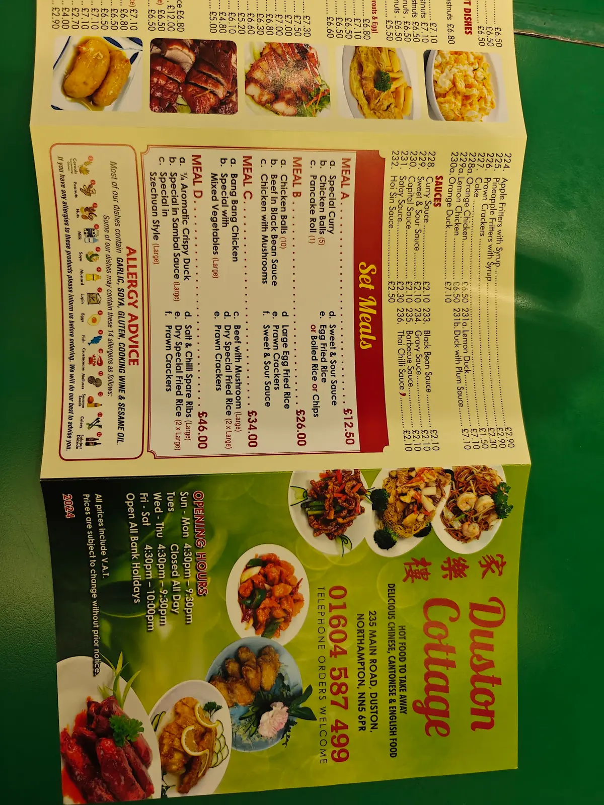 Duston Cottage Chinese Takaway