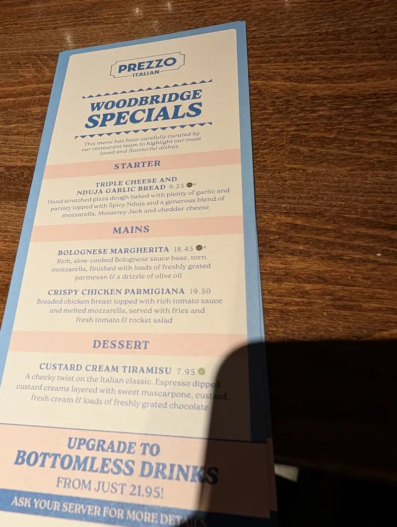 Prezzo Italian Restaurant Woodbridge photo (photo 1 of 3)