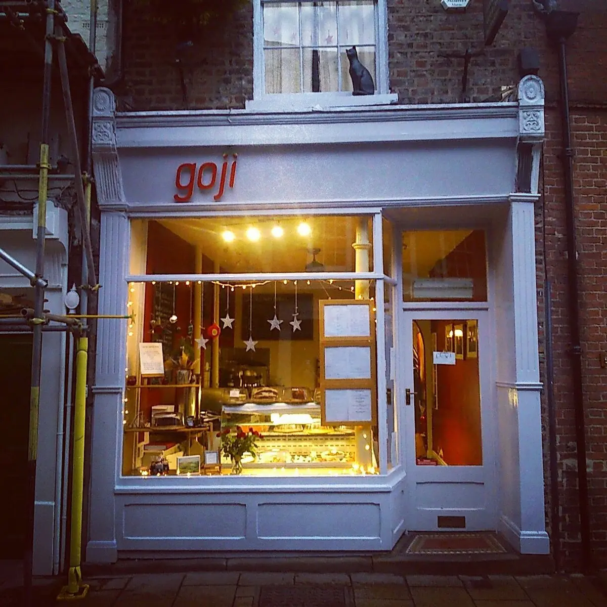 Inside Goji Cafe, York
