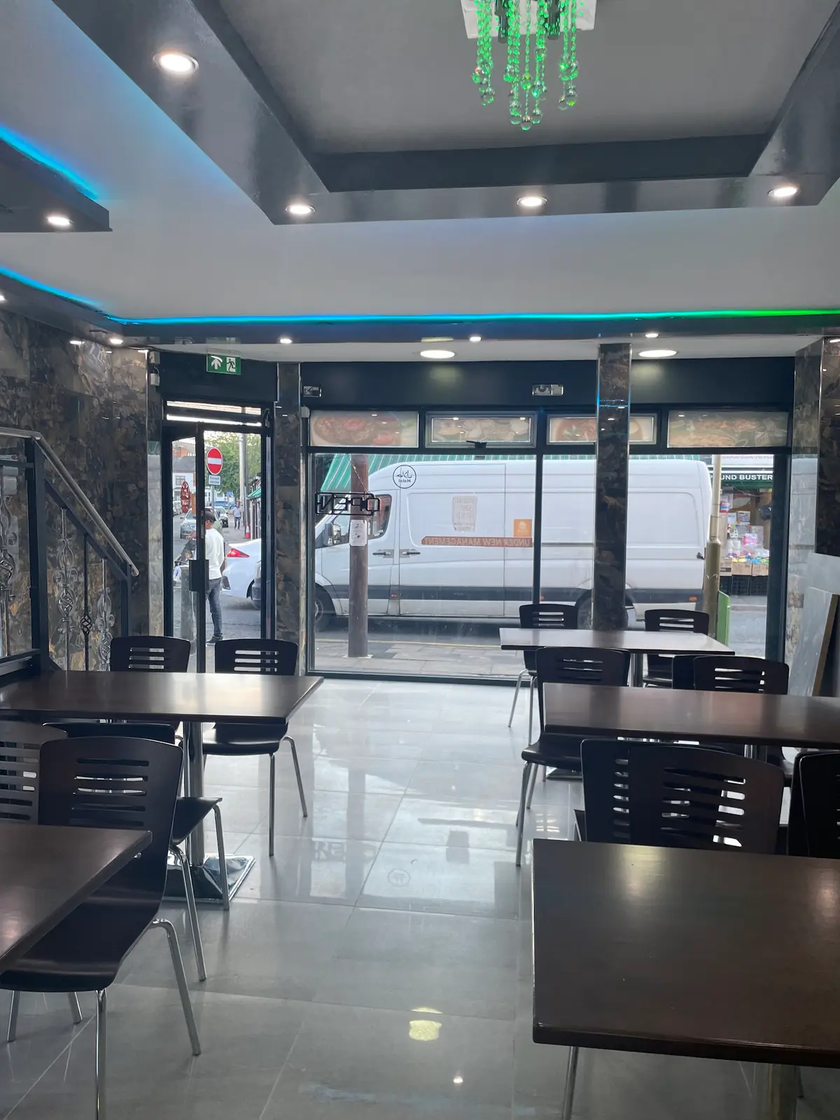 Inside Food Corner, Leicester