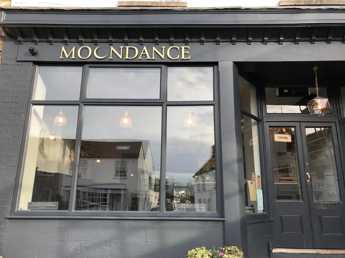 Inside MoonDance Cafe, Bristol
