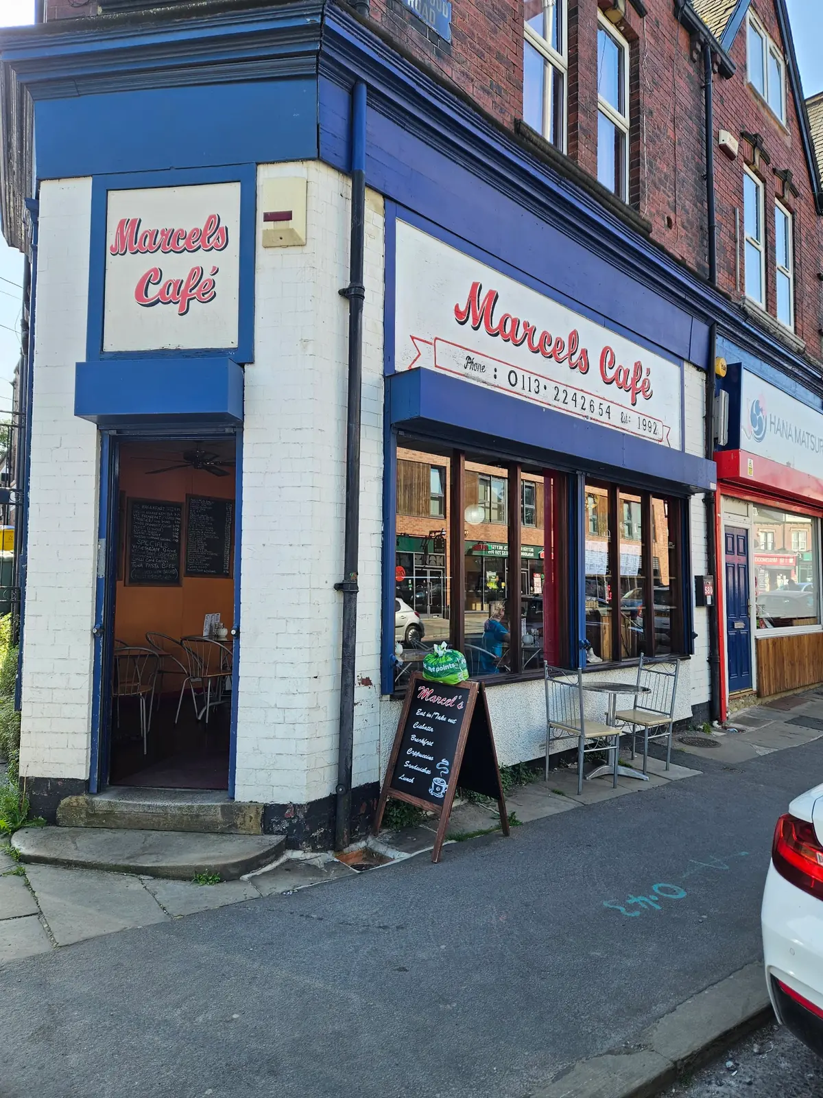 Inside Marcels, Leeds