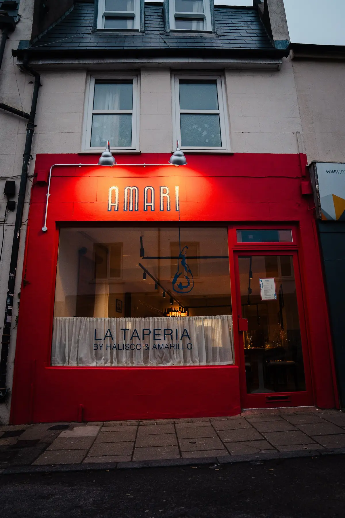 Inside Amari Restaurant, Brighton