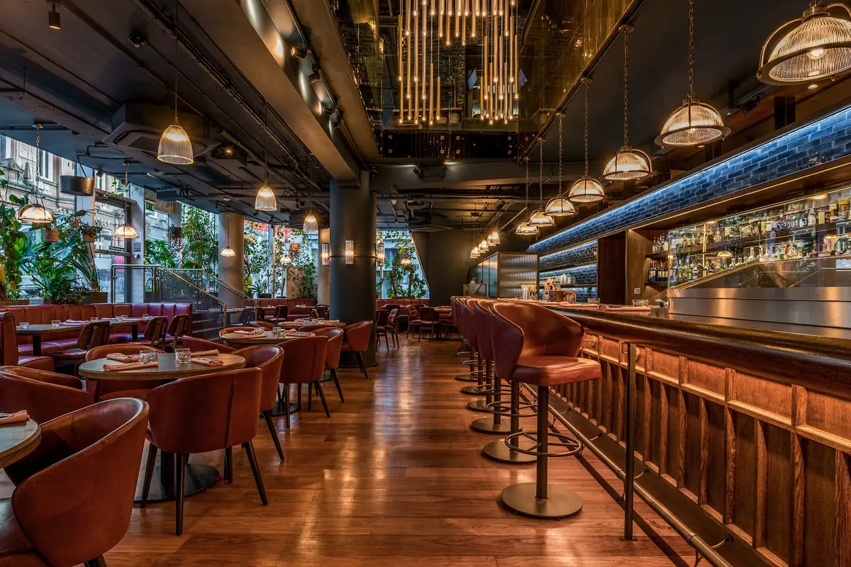 Inside Burger & Lobster Leicester Square, London