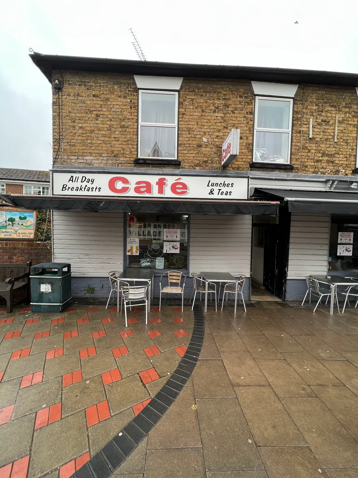 Inside Village Cafe, Ware