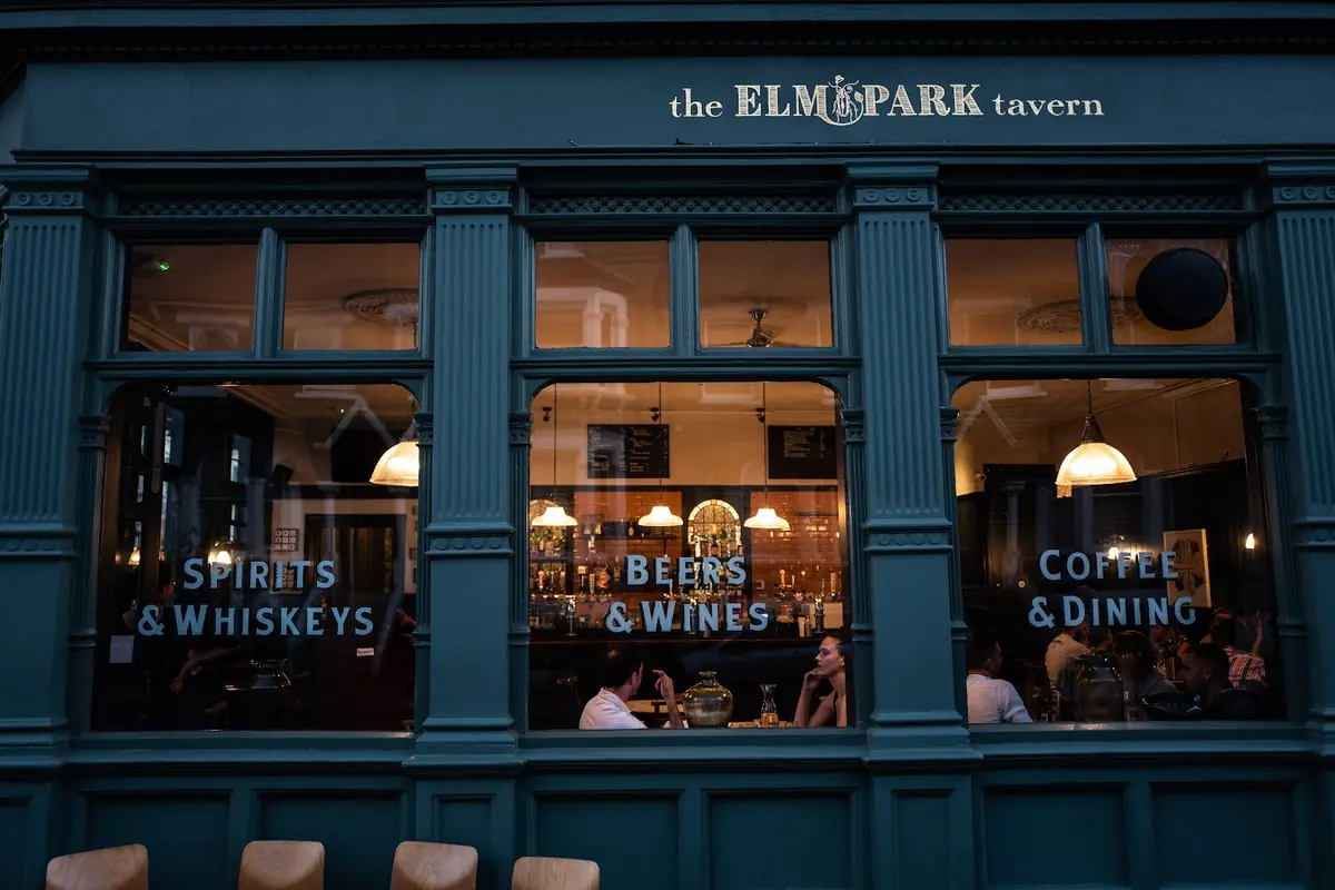 Inside Elm Park Tavern, London