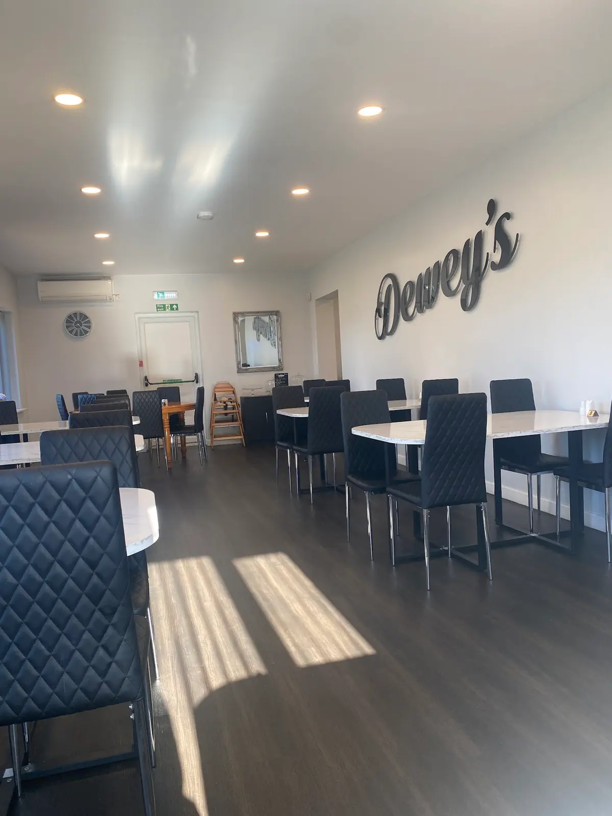 Inside Dewey's Diner, Wisbech