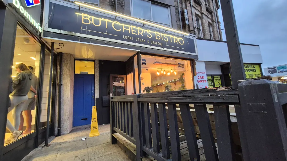 Inside Butchers Bistro, Newquay