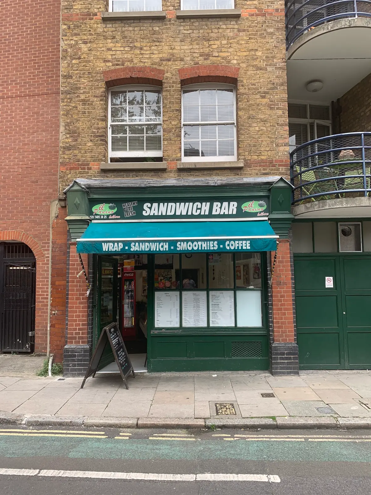 Inside Il Panino, London