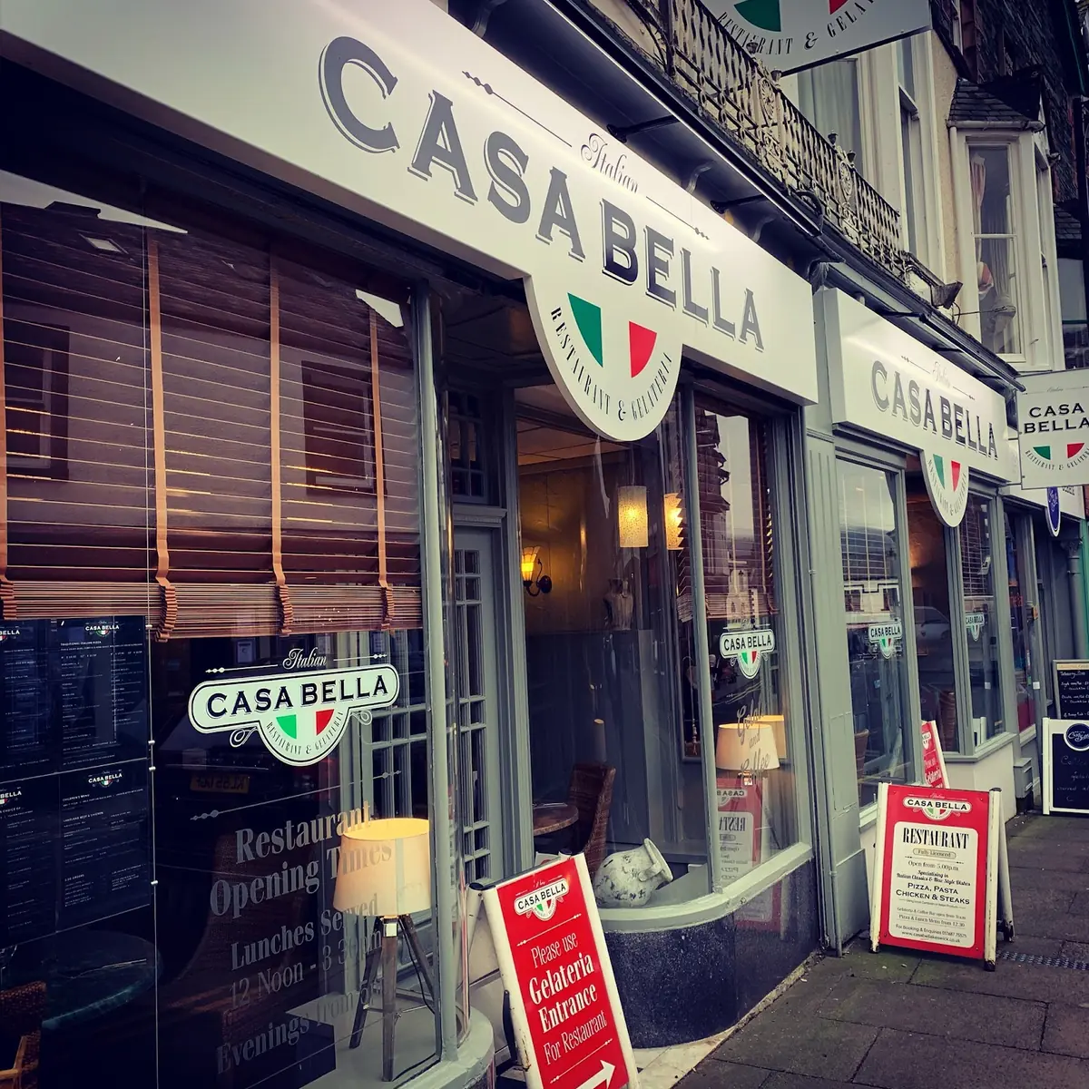 Casa Bella — Italian Restaurants in Keswick