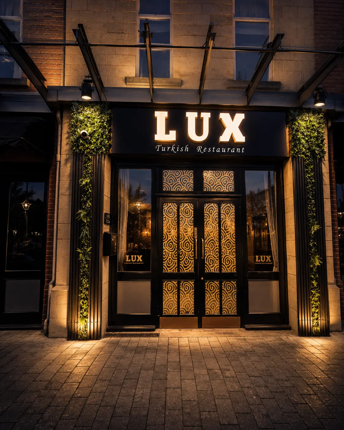 Inside Lux Turkish Restaurant, Swindon